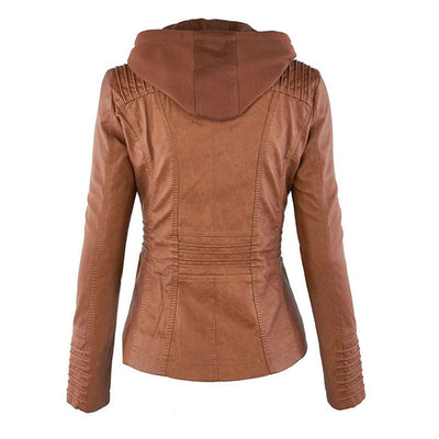 Sophia™ | Elegant leather jacket