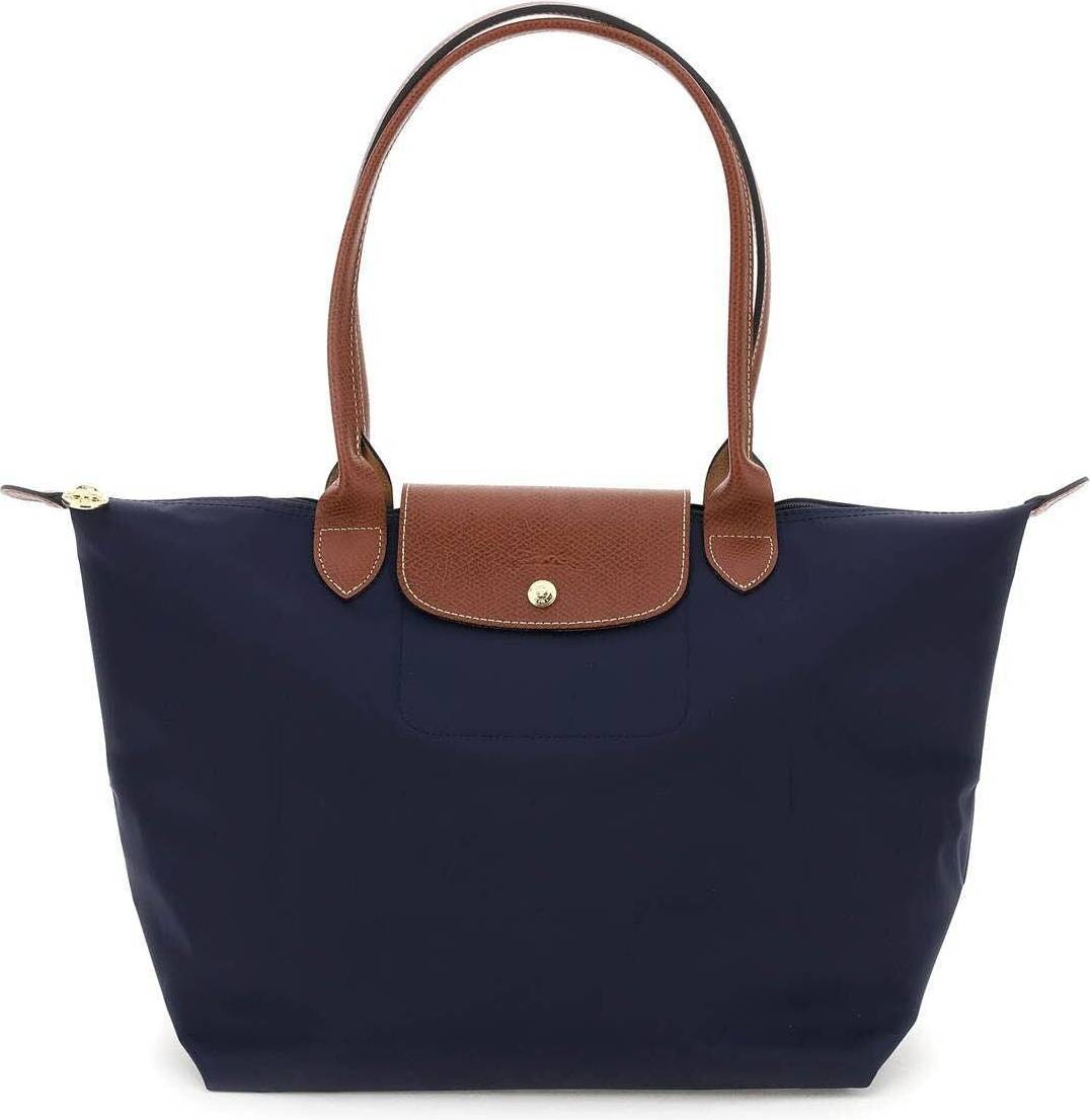 Evelyn - Large Le Pliage Tote, Navy Blue