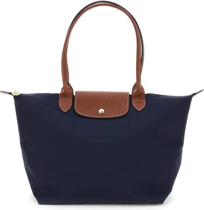 Evelyn - Large Le Pliage Tote, Navy Blue