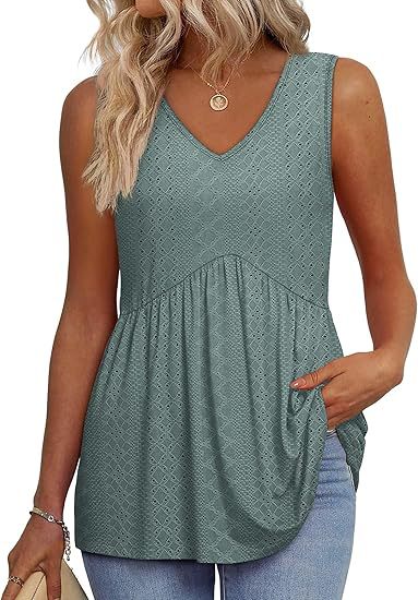 Elenor | Easy Breezy Sleeveless Flowing Tank Top