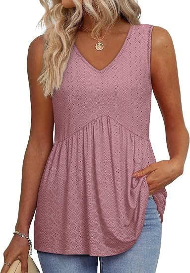 Elenor | Easy Breezy Sleeveless Flowing Tank Top