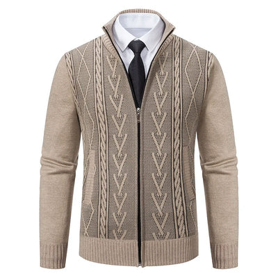 Aristo Knit Zip-Up Cardigan