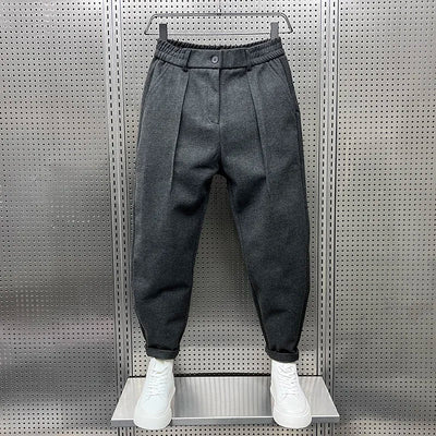 Matthew | Classic Textured-Look Pants