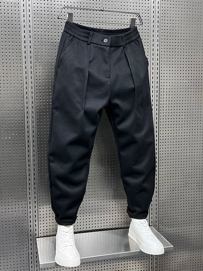 Matthew | Classic Textured-Look Pants