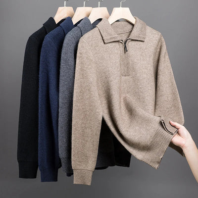 Isaac™ - Cozy Quarter Zip Sweater for Ultimate Warmth