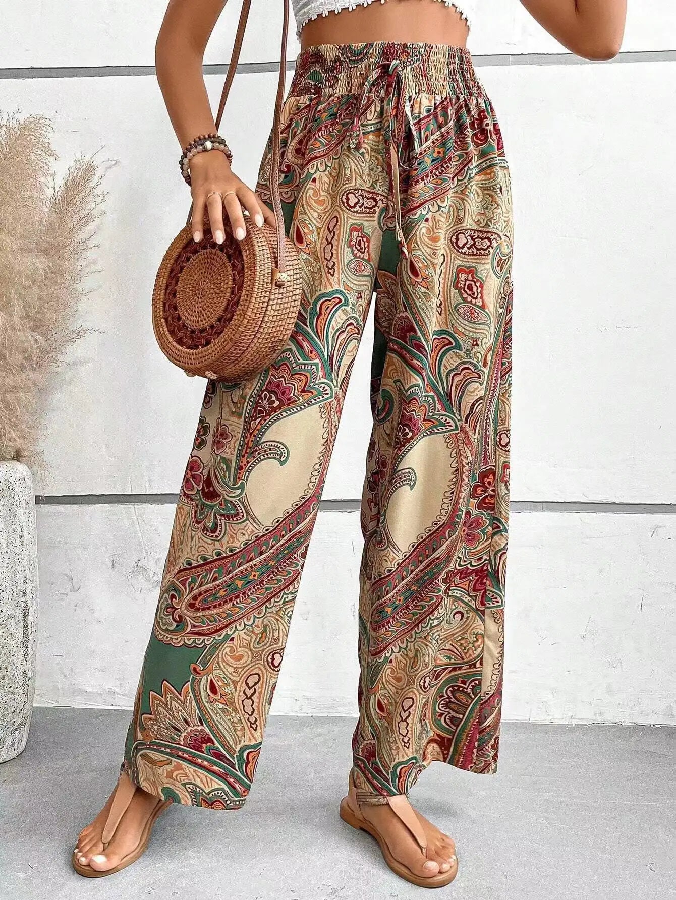 Olivia™ - Retro-Inspired Wide-Leg Trousers