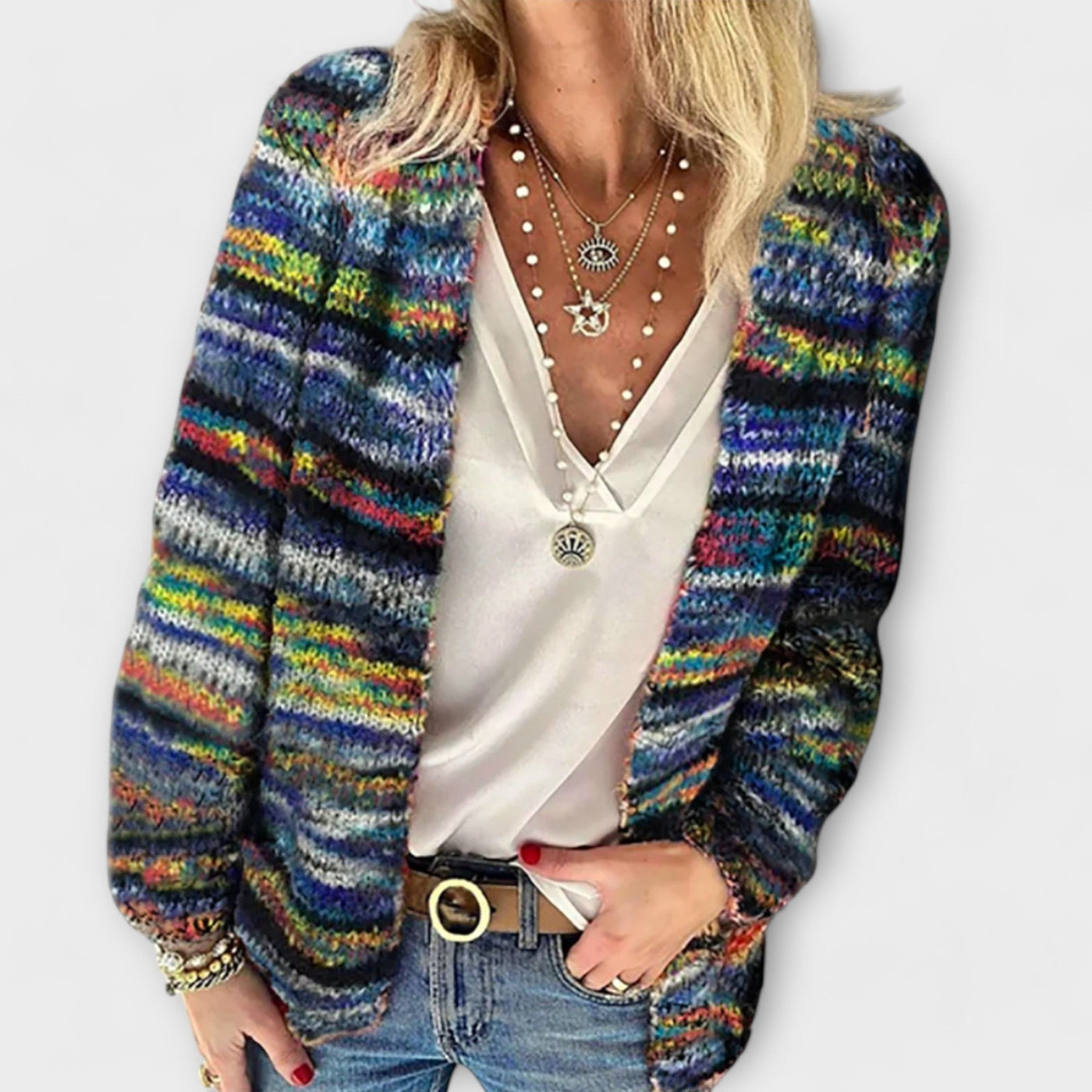 Anna - Vibrant and Cozy Cardigan