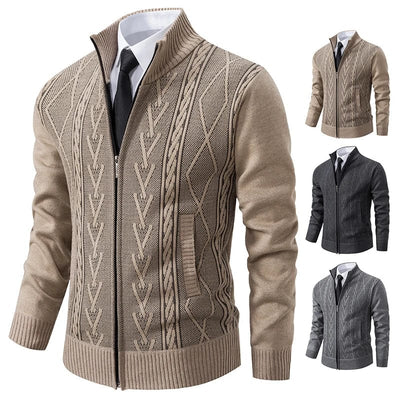 Aristo Knit Zip-Up Cardigan
