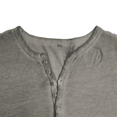 Long-Sleeved Henley Top