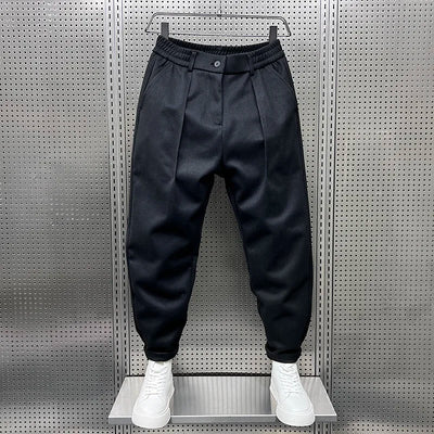 Matthew | Classic Textured-Look Pants
