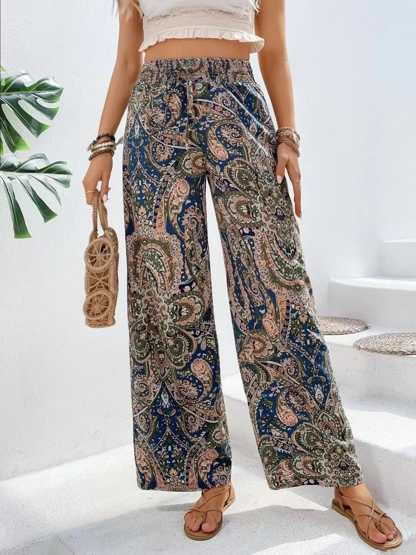 Olivia™ - Retro-Inspired Wide-Leg Trousers