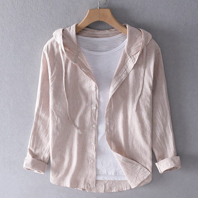 Avery Striped Hooded Top
