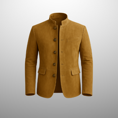 Men’s Suede Leather Jacket – Timeless Style with Premium Comfort