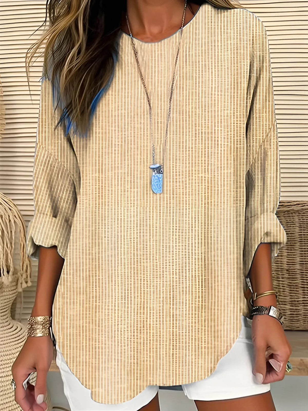 Rhea | Stylish Striped Top