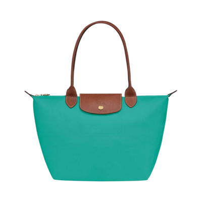 Mia - Large Le Pliage Tote, Turquoise