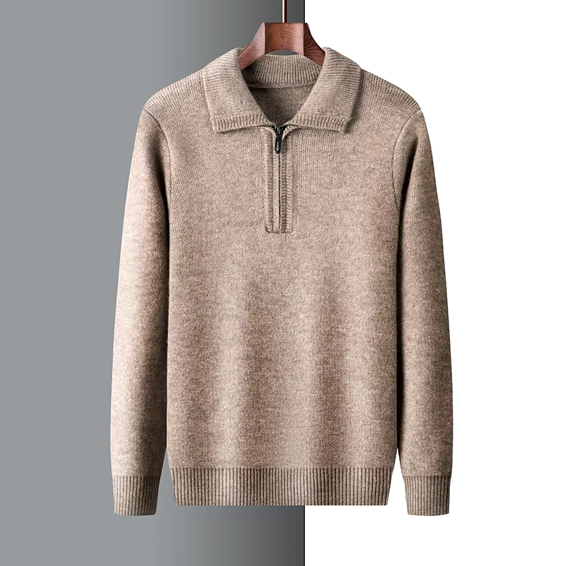 Isaac™ - Cozy Quarter Zip Sweater for Ultimate Warmth