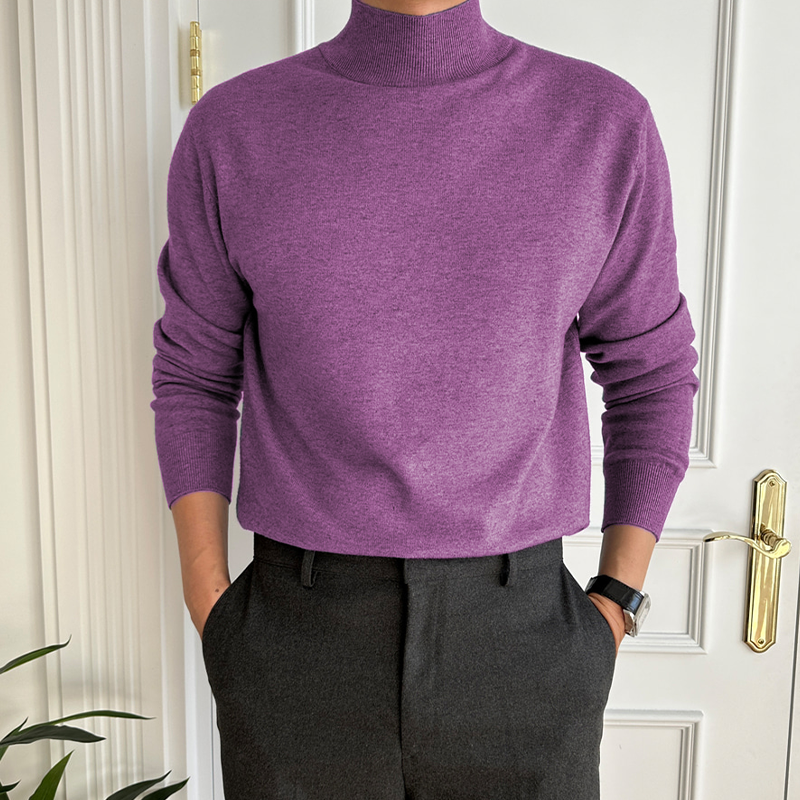 James™ - Cozy Turtleneck Knit Sweater