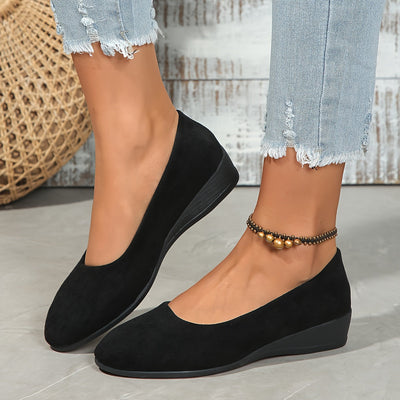 Elly - Comfortable Ballet Flats with Wedge Heel