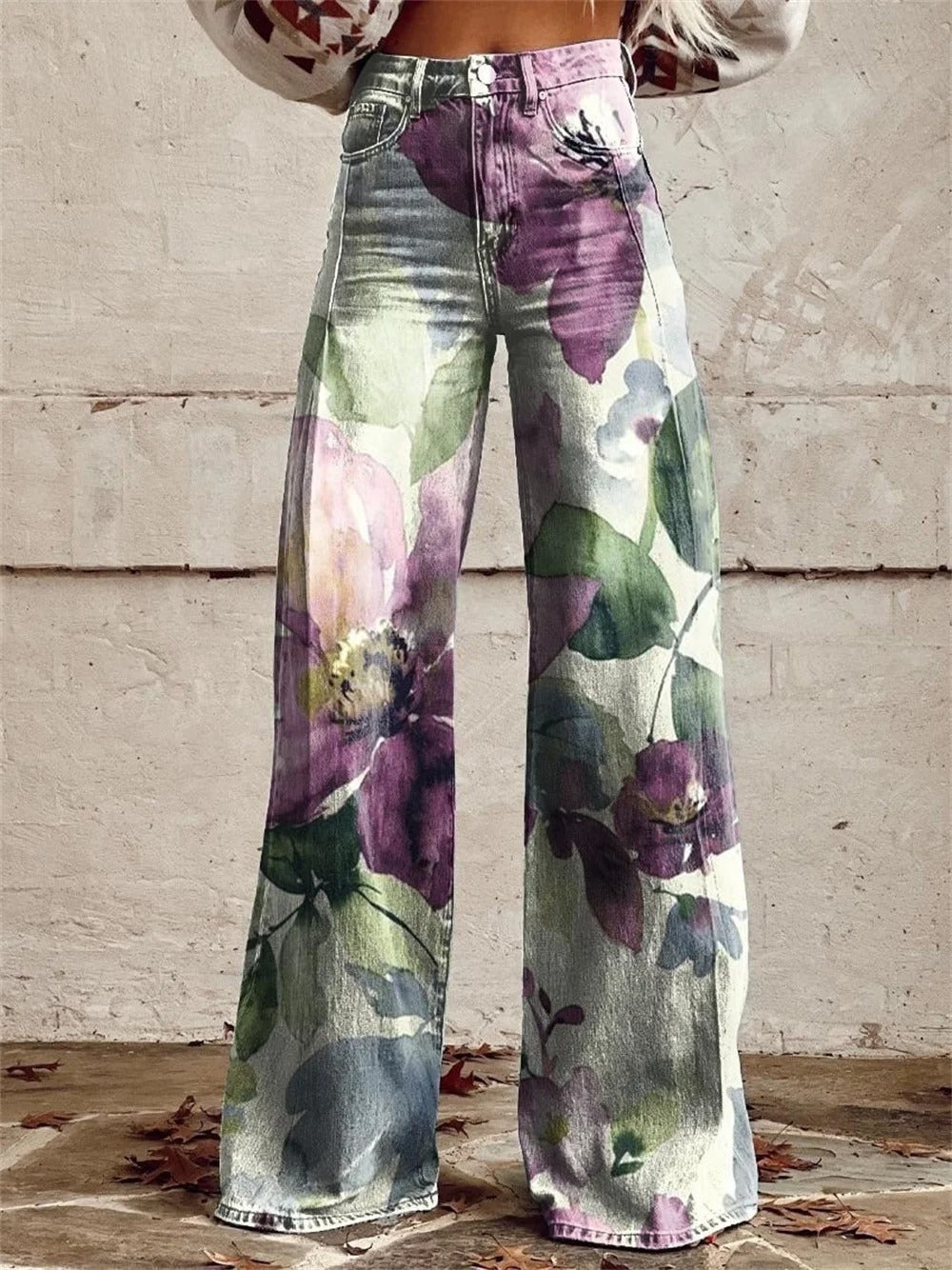 Victoria™ - High-Waisted Wide-Leg Trousers