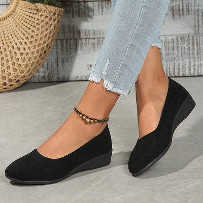 Elly - Comfortable Ballet Flats with Wedge Heel