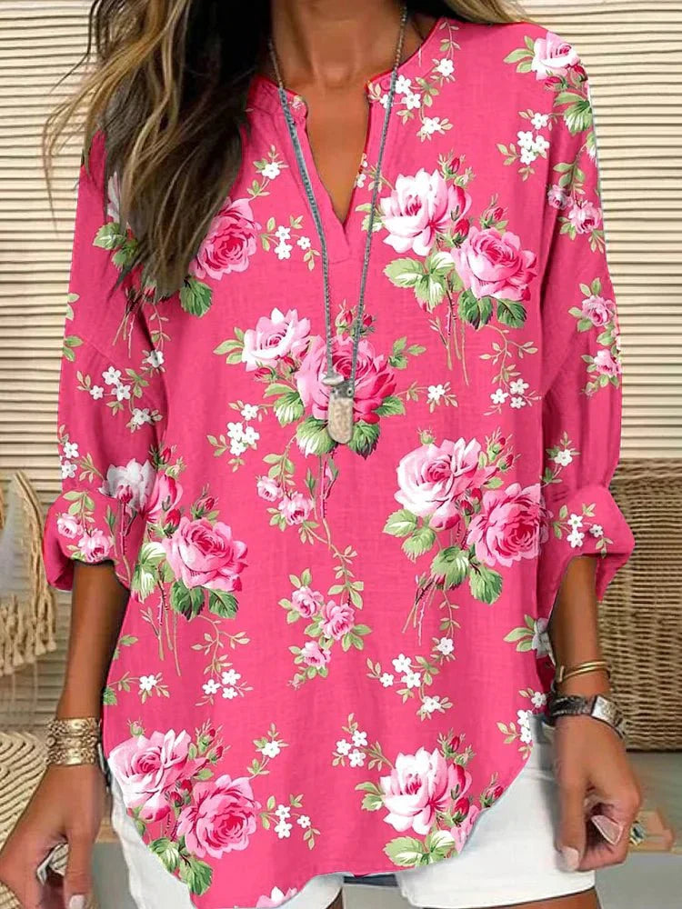 Lianne | Elegant Floral Top