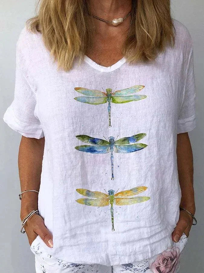 Stella | Vintage-Inspired V-Neck Blouse