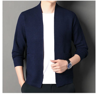 James™ - Cozy Honeycomb Knit Cardigan