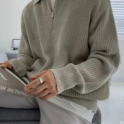 Lucas™ - Deluxe Zip-Up Sweater