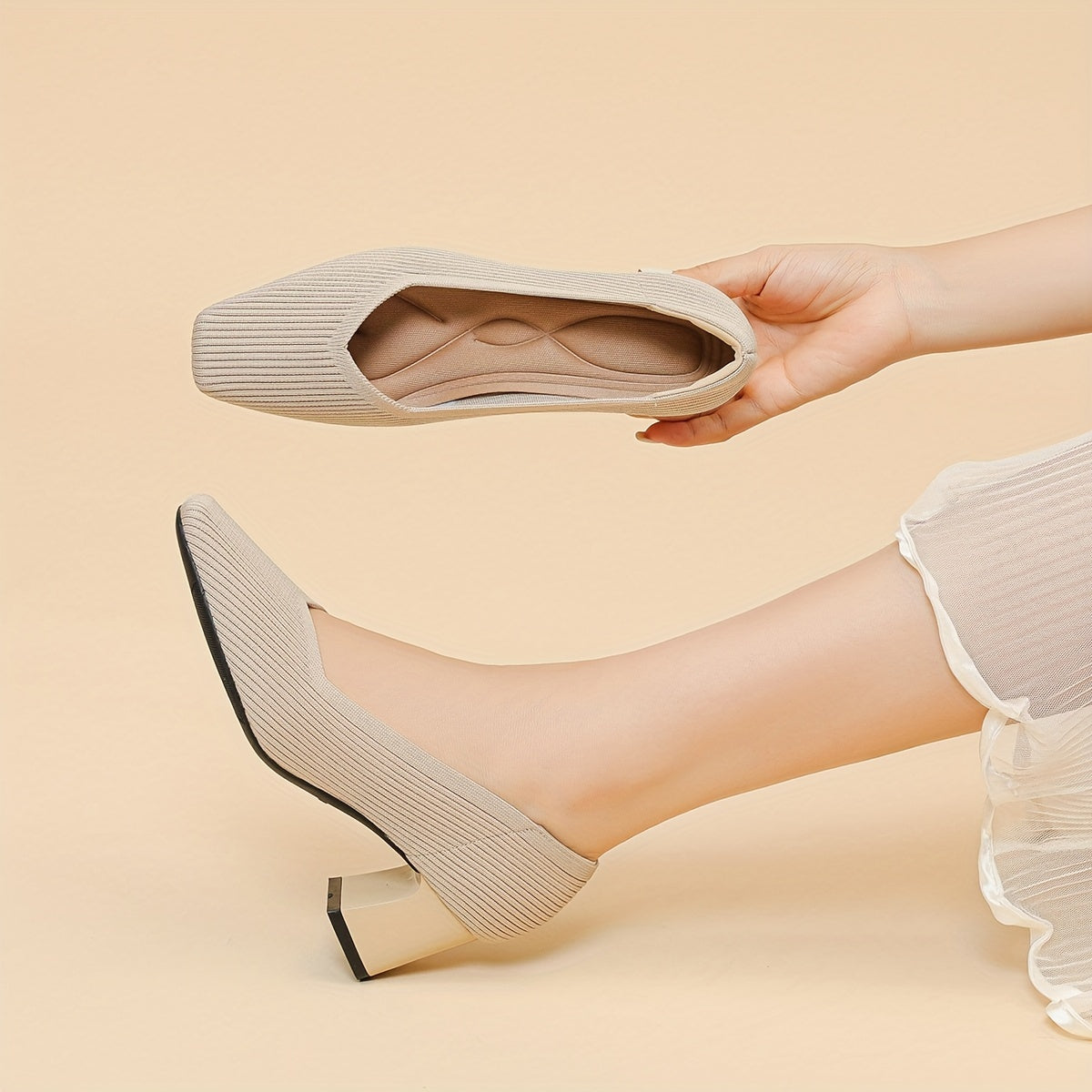 Mila™ – Comfortable high heels with stable support for pain-free wear