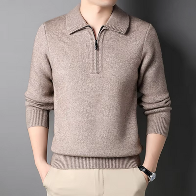 Isaac™ - Cozy Quarter Zip Sweater for Ultimate Warmth