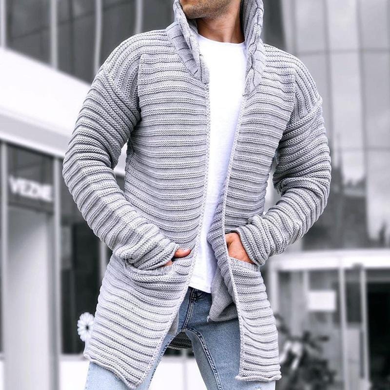 Elirio Men's Knit Sweater Cardigan