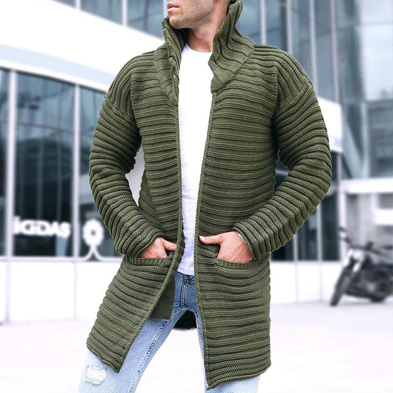 Elirio Men's Knit Sweater Cardigan