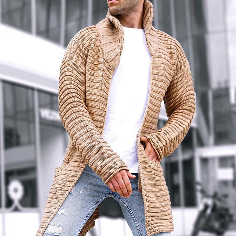 Elirio Men's Knit Sweater Cardigan