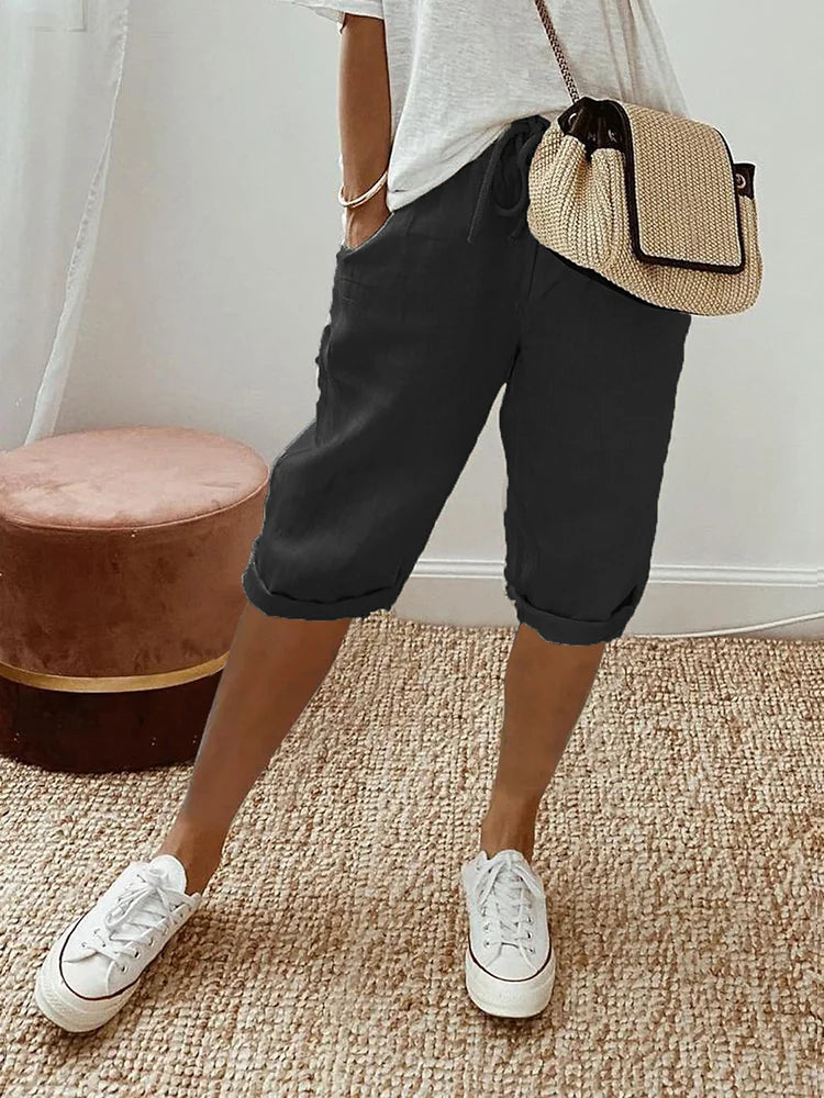 LUI™ – Lightweight Cotton-Linen Shorts