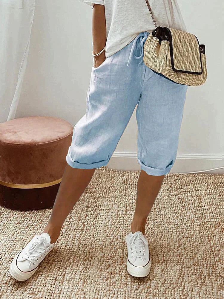 LUI™ – Lightweight Cotton-Linen Shorts