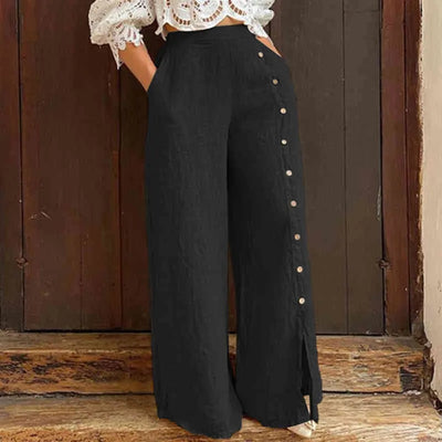 Hannah™ - Comfortable Plus Size Wide Leg Casual Trousers