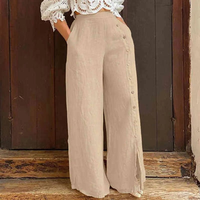 Hannah™ - Comfortable Plus Size Wide Leg Casual Trousers
