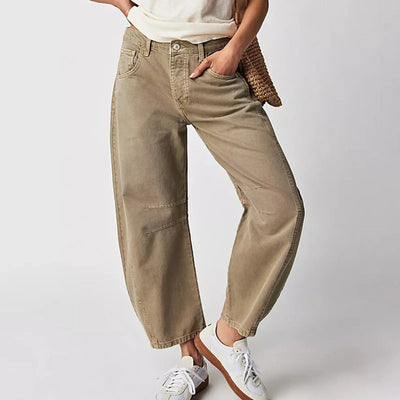 Ellie™ - Relaxed Fit Wide Leg Jeans