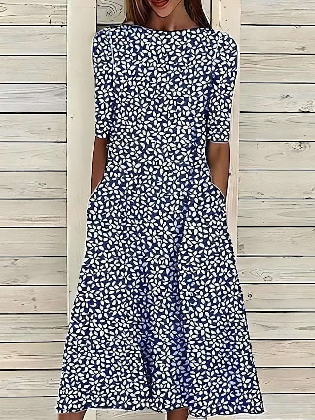 Annie | Floral Coastal Dress